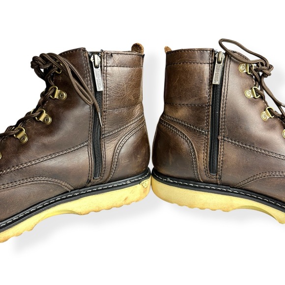 Harley-Davidson‎ Men's Hagerman Leather Motorcycle Riding Boots D93755 Size 12 M - Picture 10 of 14